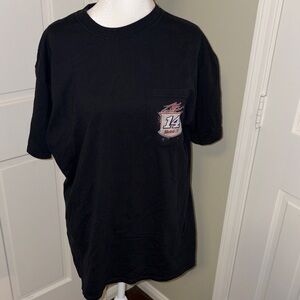 Black Graphic Men's T-Shirt Tony Stewart Racing Large